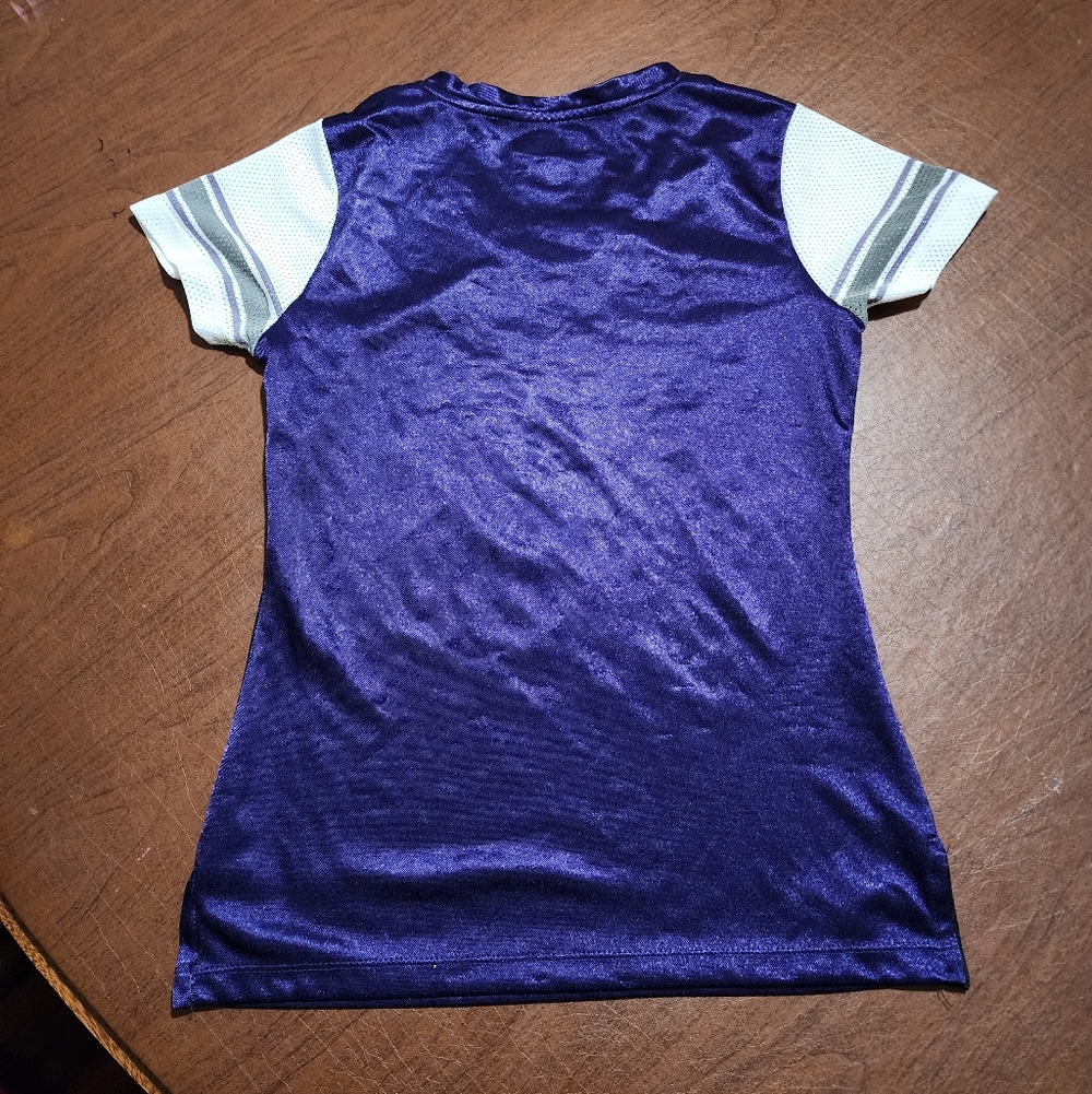 NFL Women's Purple and White Ravens Jersey - Picture 7 of 7